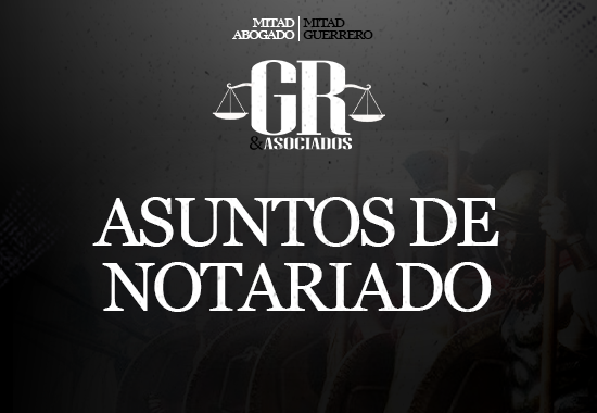 asuntos de notariado